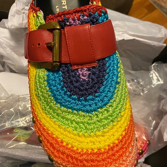 Kurt Geiger crocheted mules/slides size 10 - Picture 2 of 7